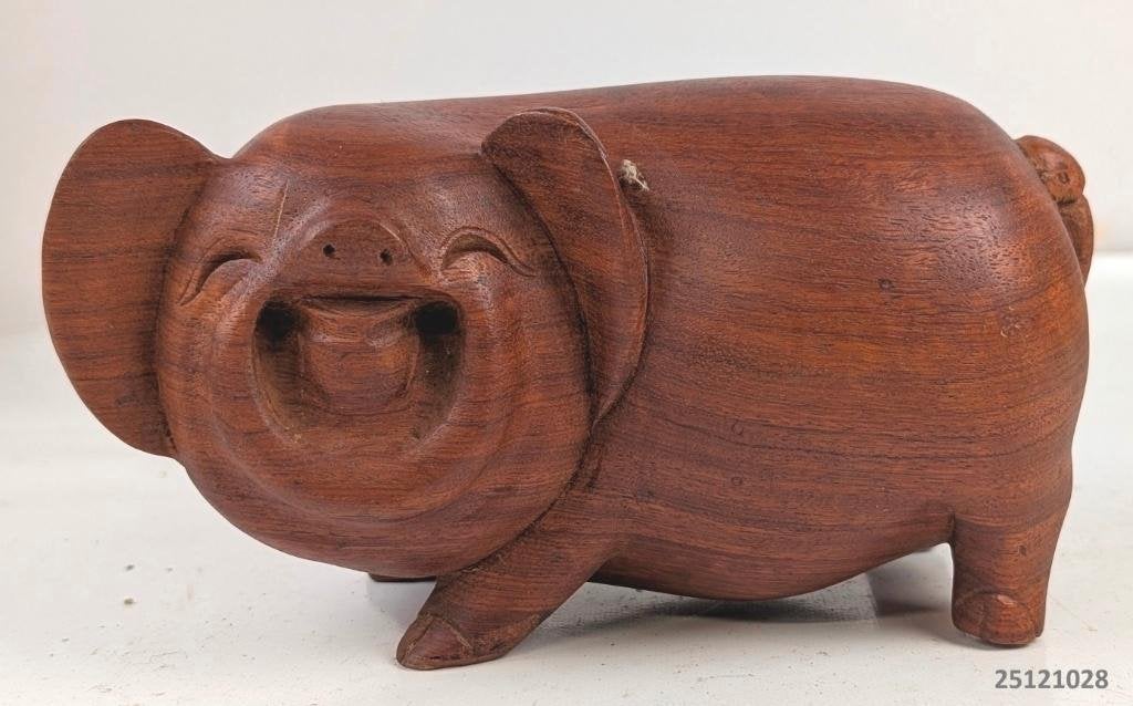 Groot Chinees varken massief hout, Ophalen