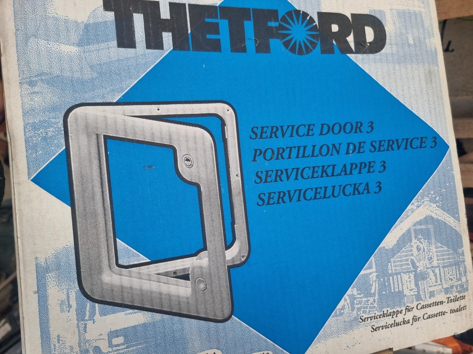 Thetford WC luik nieuw! serviceluik toilet cassette luik, Ophalen of Verzenden, Nieuw