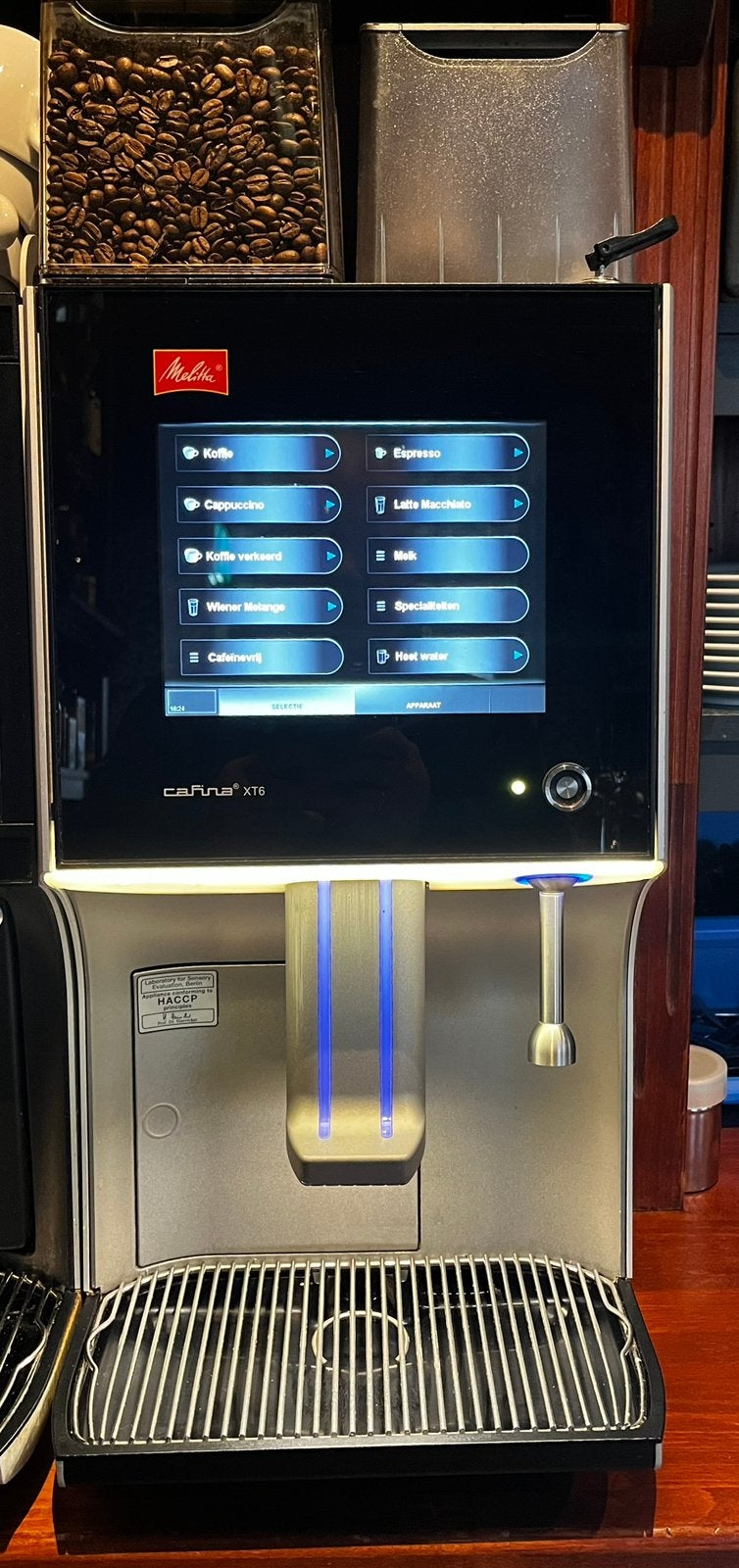 Melitta Cafina XT6 volautomatische koffiemachine, Ophalen, Gebruikt, 10 kopjes of meer, Koffiemachine
