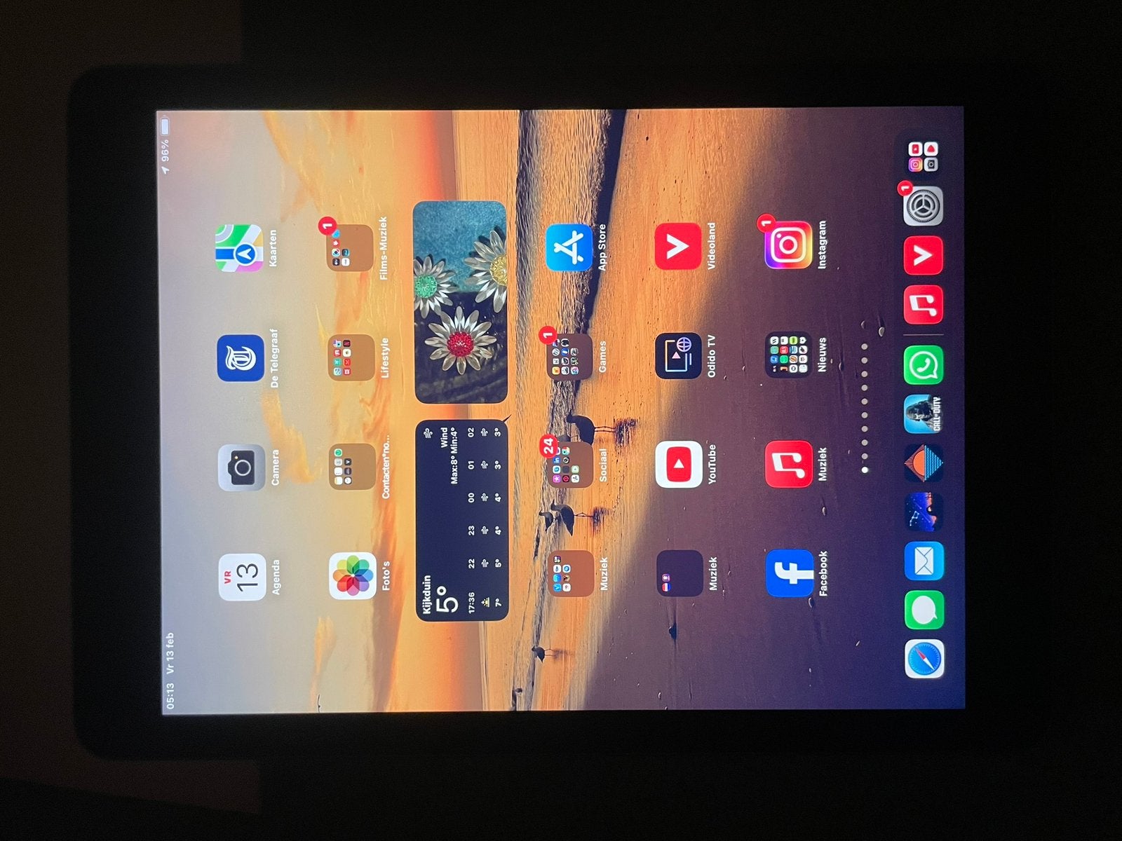 Ipad 2017 refurbished 128GB, Computers en Software, Apple iPads, 10 inch, Gebruikt, 128 GB, Grijs