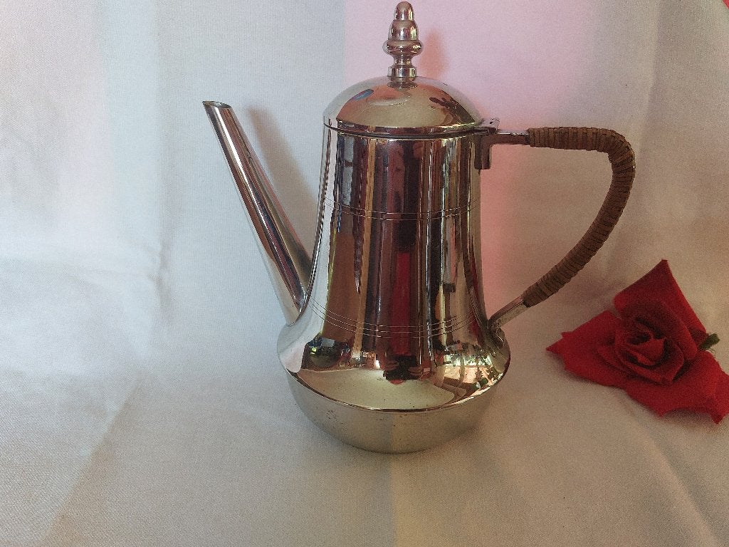Antieke Franse theepot - zilverkleurig, Verzenden