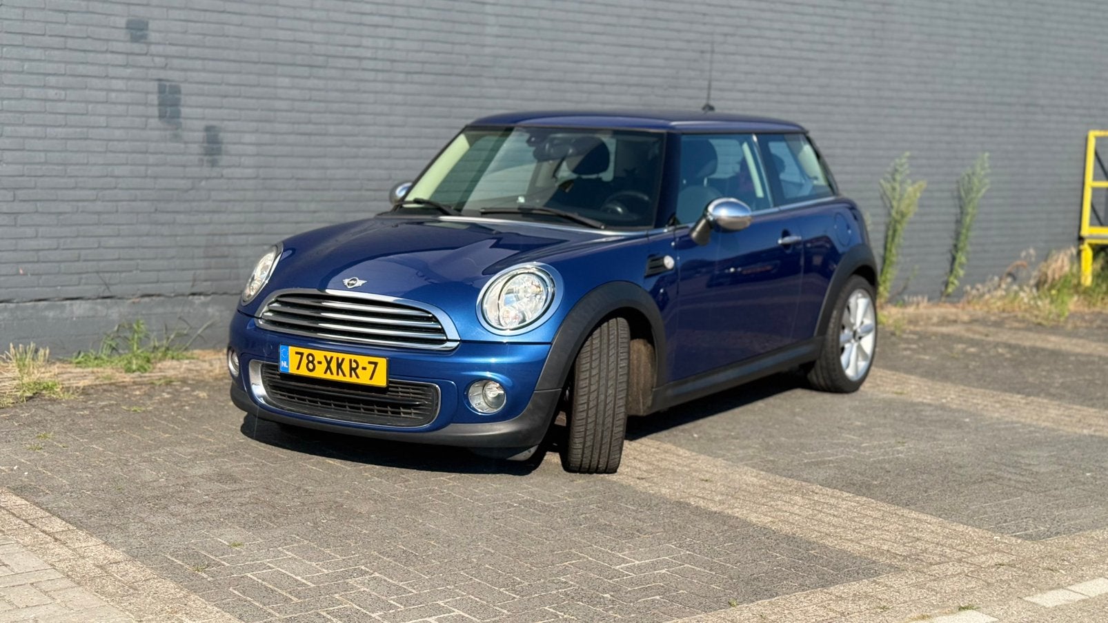 Mini 1.6 ONE 55KW 2012 Blauw, Auto's, Mini, Voorwielaandrijving, Euro 5, 4 cilinders, 1055 kg