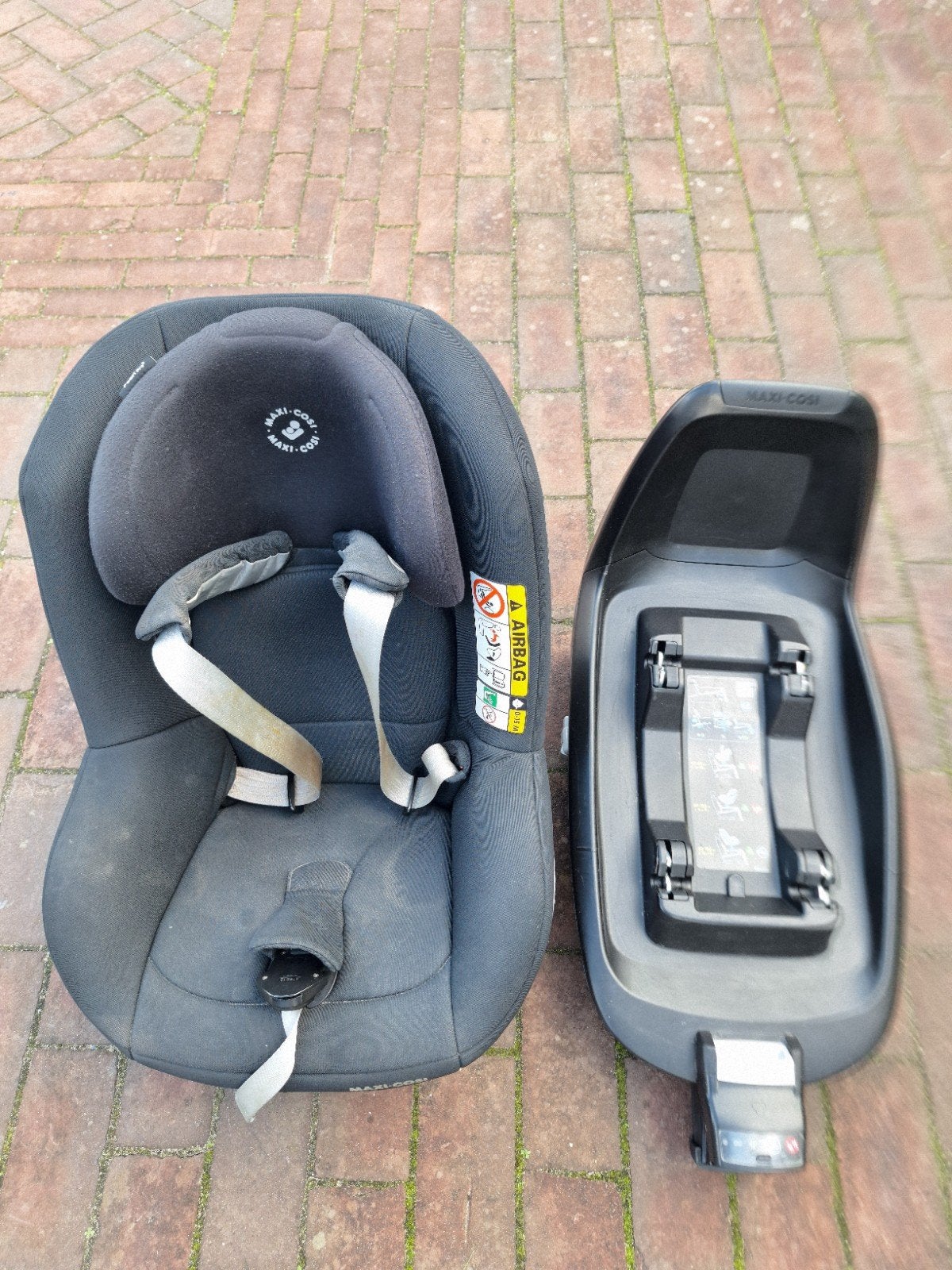 Maxi-Cosi autostoel met Isofix base, Ophalen, Gebruikt, 9 t/m 18 kg, Isofix