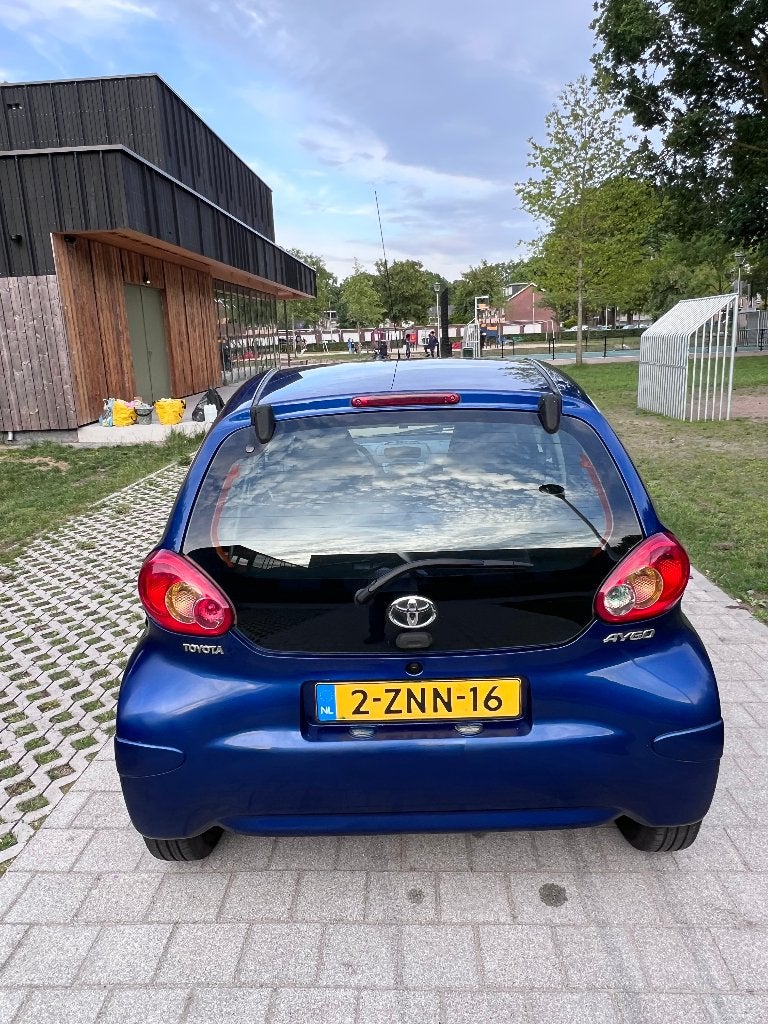 Toyota Aygo  1.0-12V| 5DRS| Blauw| 2007|Airco| nieuwe APK|, Bedrijf, Te koop