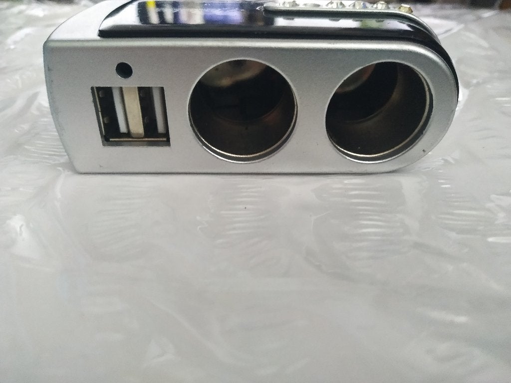 Auto aansteker splitter met 2 usb DC 12V, Ophalen of Verzenden, Nieuw
