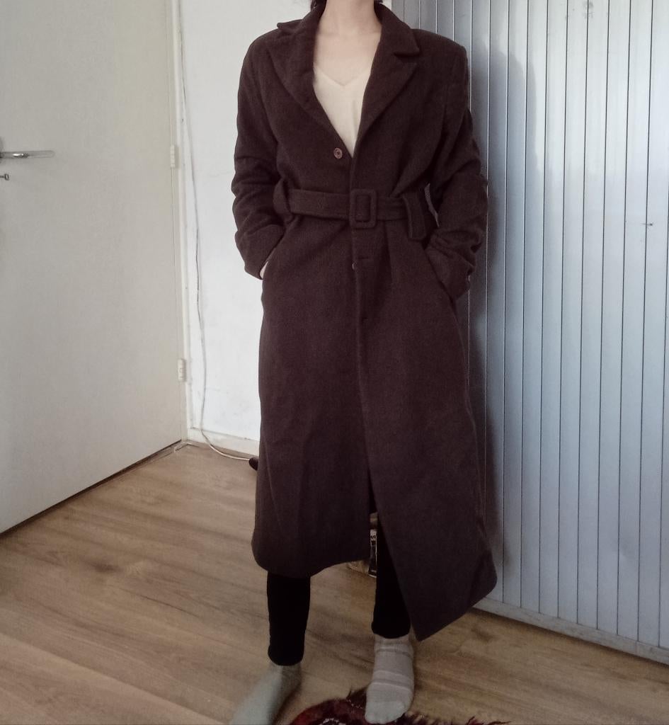 Max Mara bruine trenchcoat (M/L), Maat 38/40 (M), Bruin, Verzenden, Max Mara