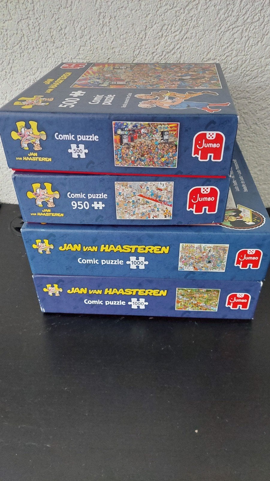 4 puzzels van Jan van haasteren., Ophalen of Verzenden