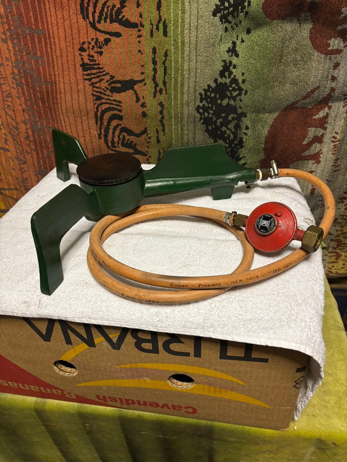 Te koop oude gasbrander, Zo goed als nieuw, Gas, Vrijstaand, 85 tot 90 cm