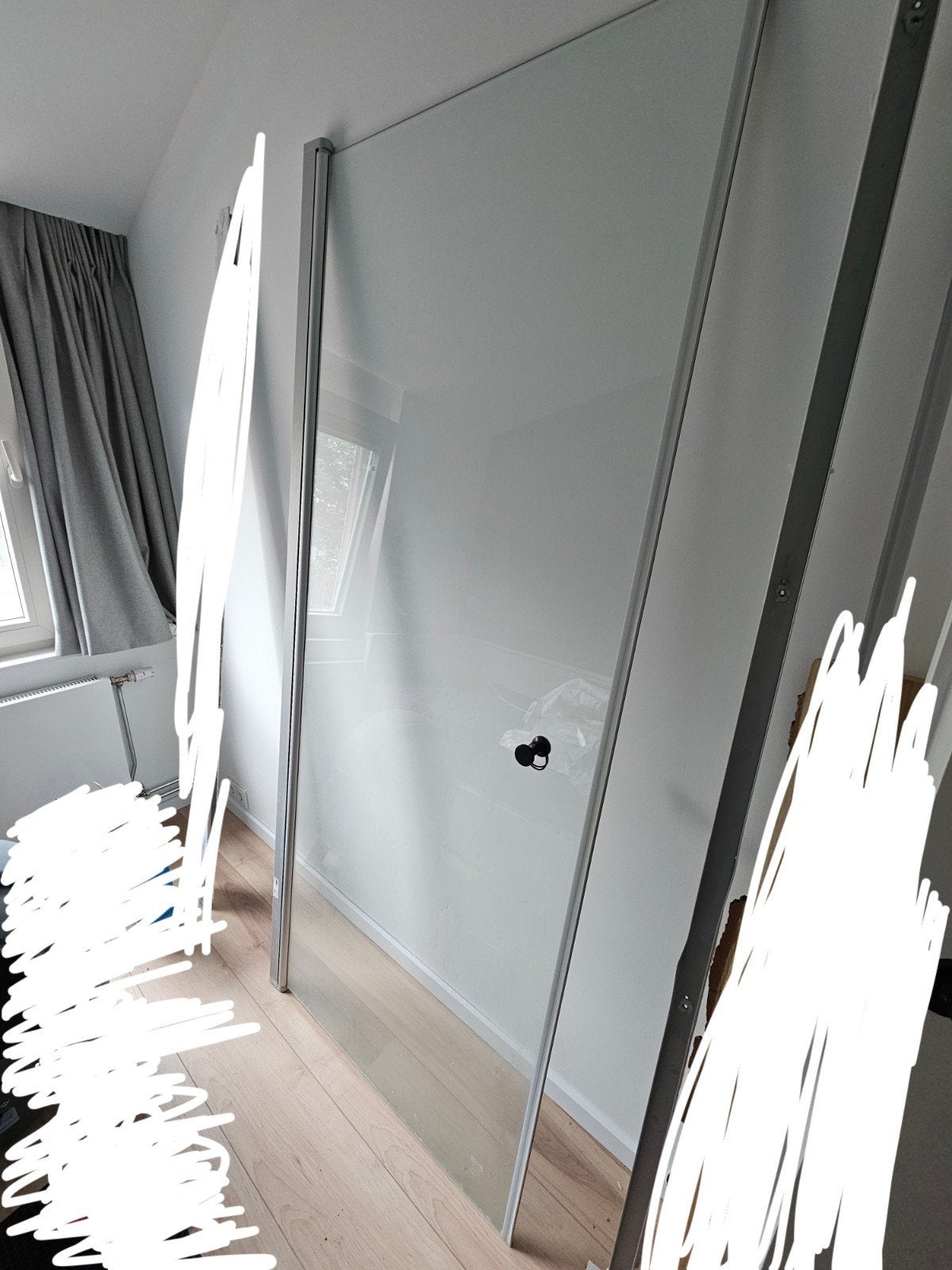 ikea oppejen douche deur (1e verdieping) Gratis, Ophalen, Glas, Douche