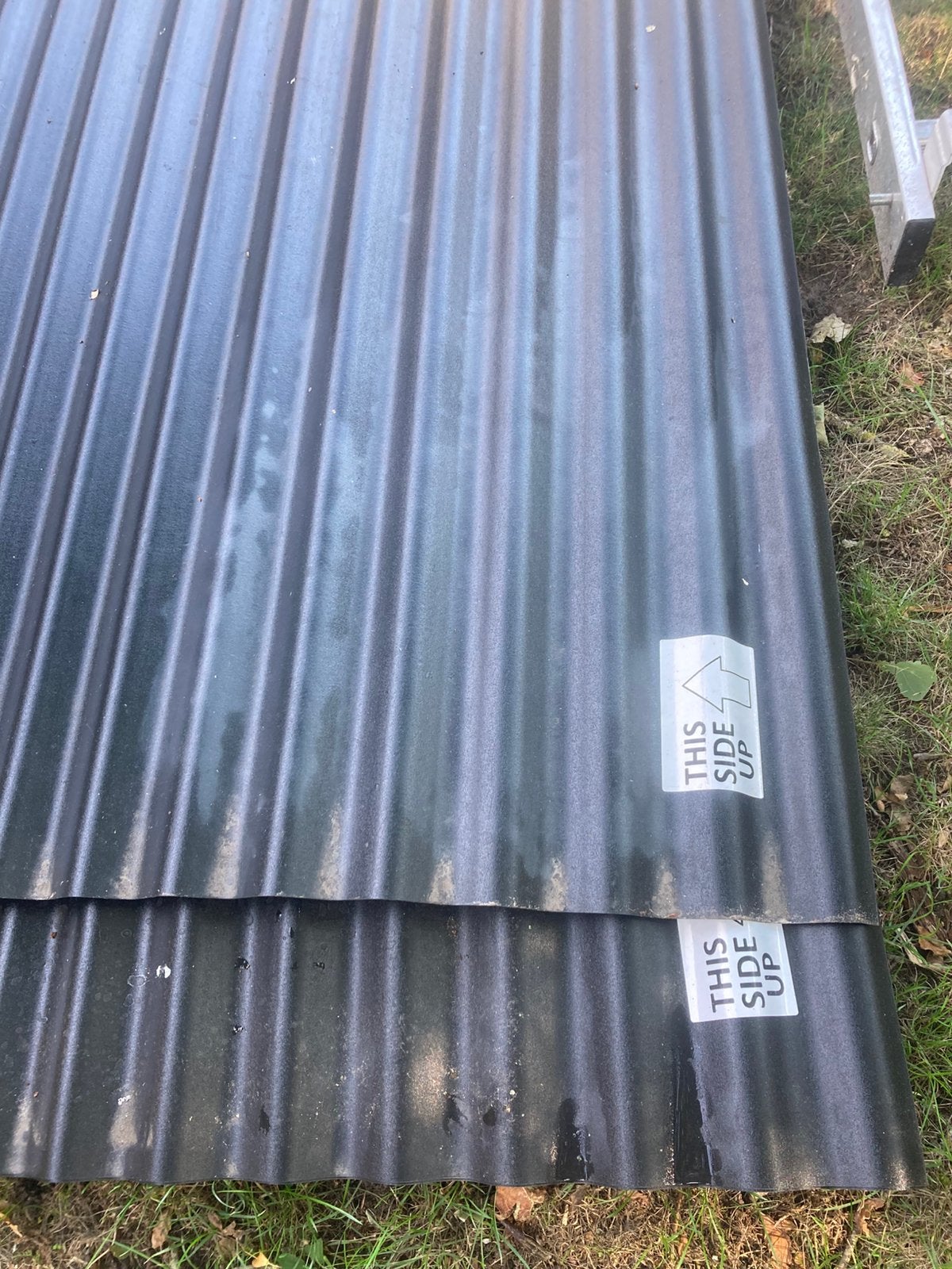 Zwarte plastic golfplaten, Ophalen, Overige materialen, Zwart, 5 tot 10 m²