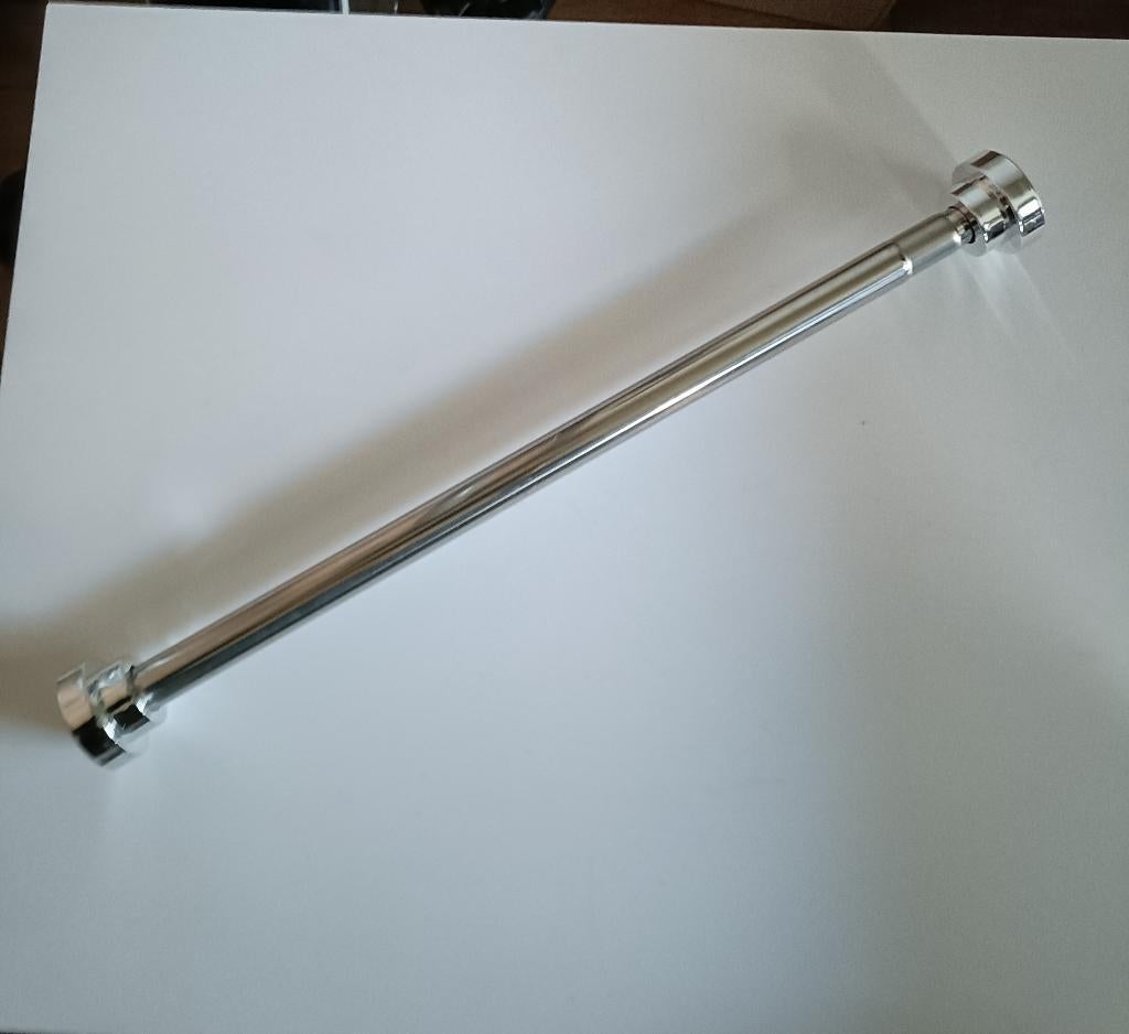 RVS telescopische douchegordijnstang, Huis en Inrichting, Ophalen of Verzenden, Nieuw, Overige kleuren, Overige typen