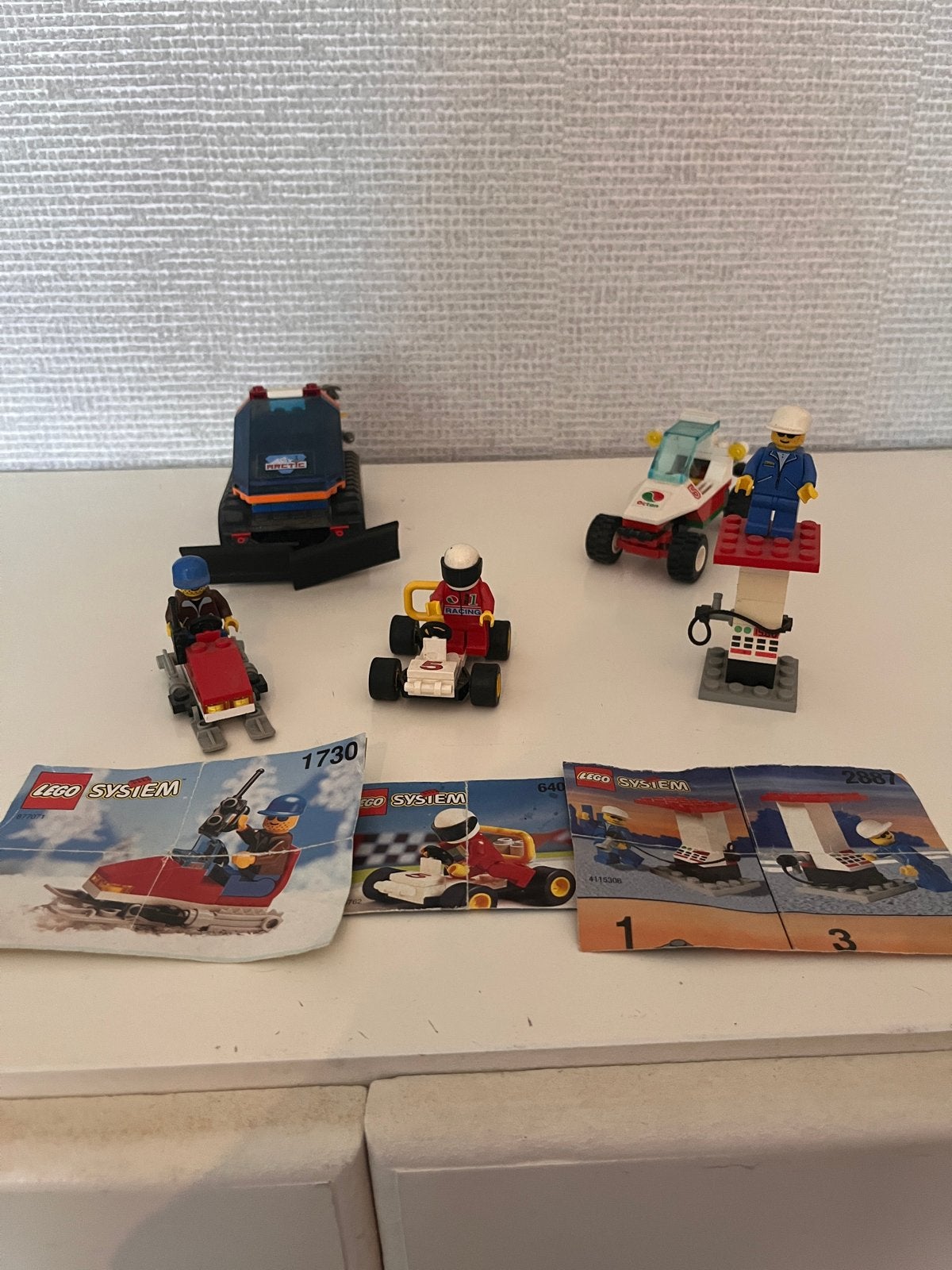 Lego City sets 1730, 2887, 6400 met instructies, Ophalen, Gebruikt
