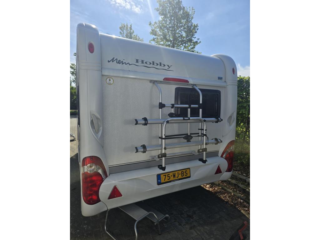 Hobby De Luxe 400 SFE mover + vv + 2 x fietsendrager, Hobby, Bedrijf, Treinzit, Schokbreker
