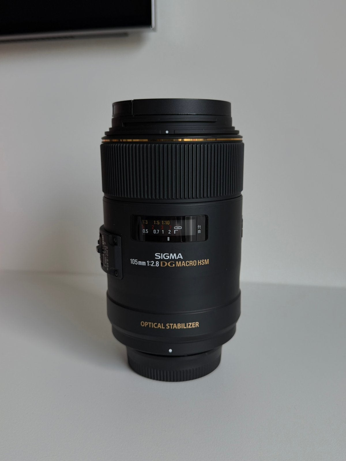 Sigma 105mm f/2.8 EX DG OS HSM Macro Nikon F-mount objectief, Sigma, Ophalen of Verzenden, Zo goed als nieuw, Nikon F-mount