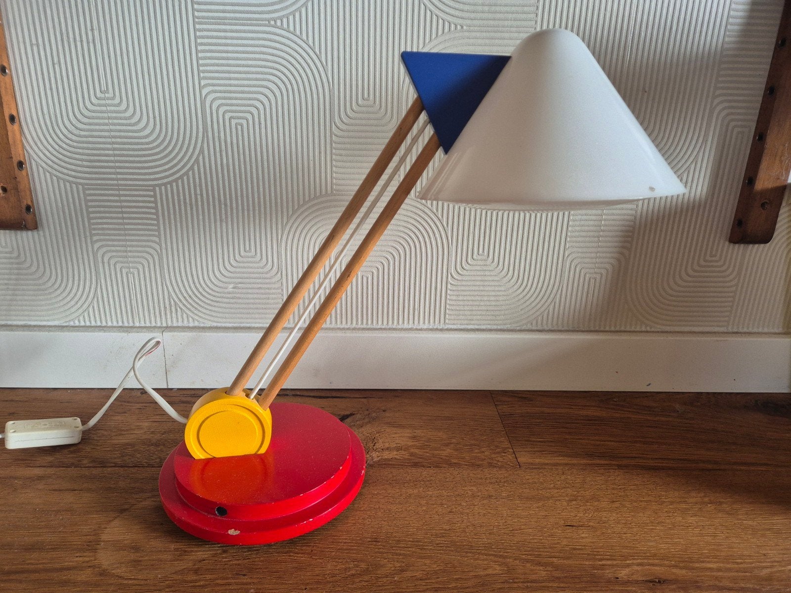 Vintage IKEA Stoja Tafellamp, 1980s, Bureaulamp, Gebruikt, Vintage, Meerkleurig