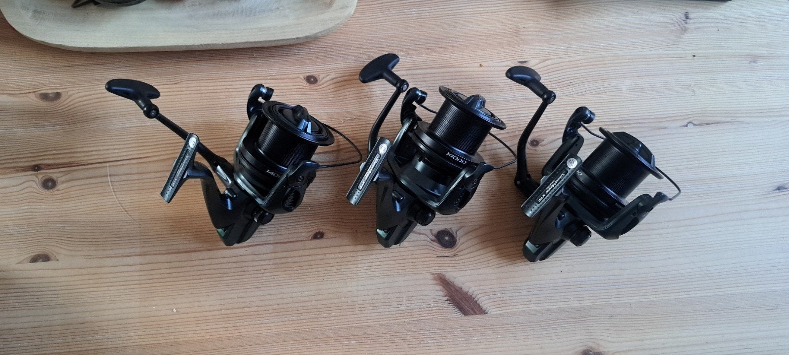 3x Shimano Speedmaster XTC 14000 Molens - Gebruikt, Watersport en Boten, Hengelsport | Karpervissen, Ophalen of Verzenden, Gebruikt
