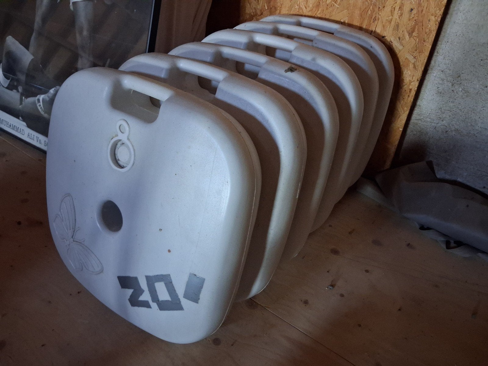 Halterset met halterstangen en gewichten, Ophalen, Gebruikt, Armen, Halterset