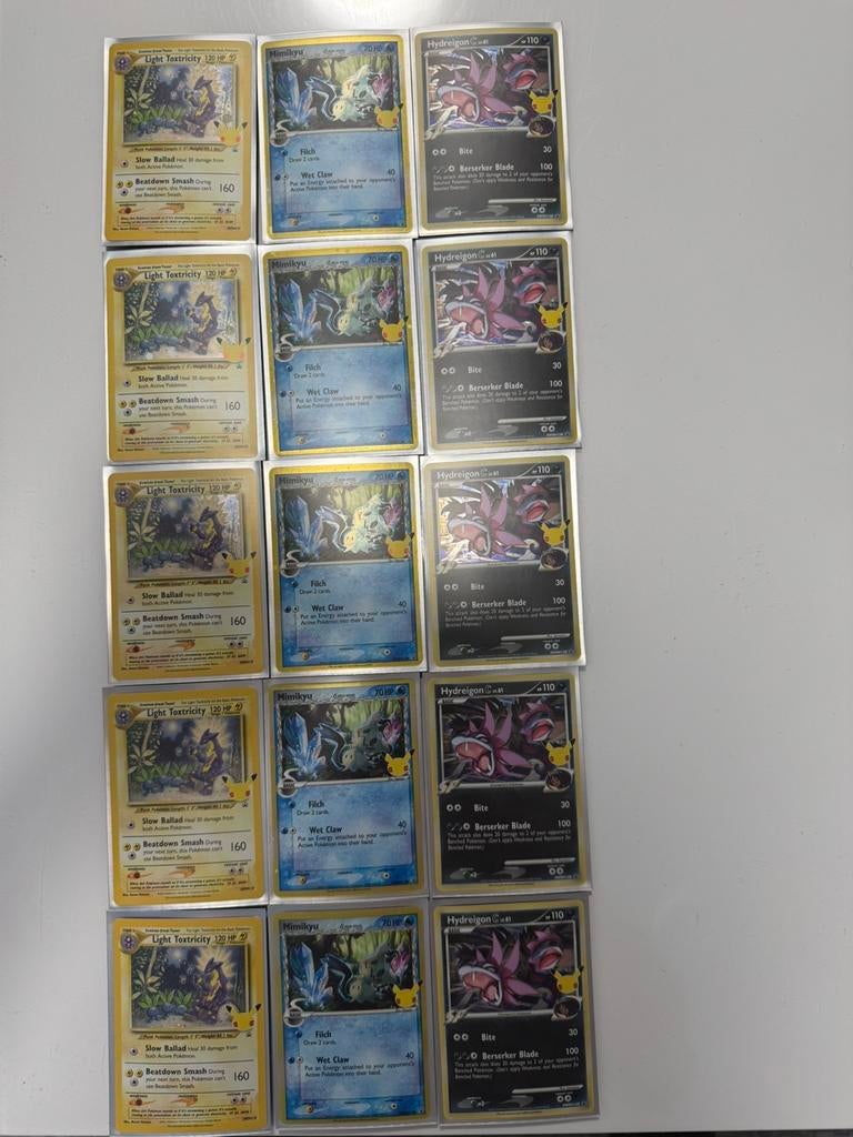 Pokemon 25th Celebrations Collector Chest Promos, Ophalen of Verzenden, Zo goed als nieuw