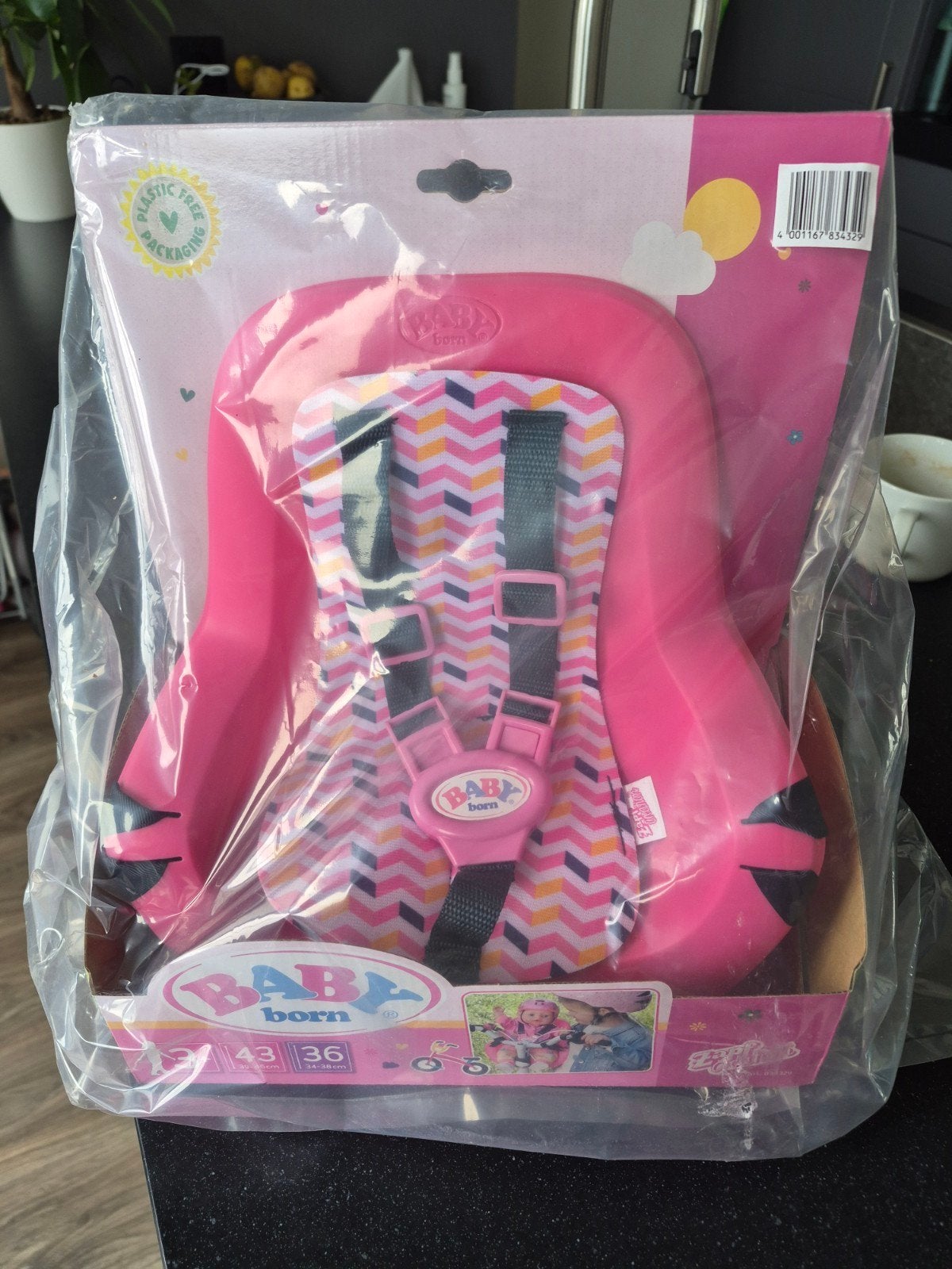 BABY born fietsstoeltje voor poppen, Ophalen of Verzenden, Nieuw, Meisje