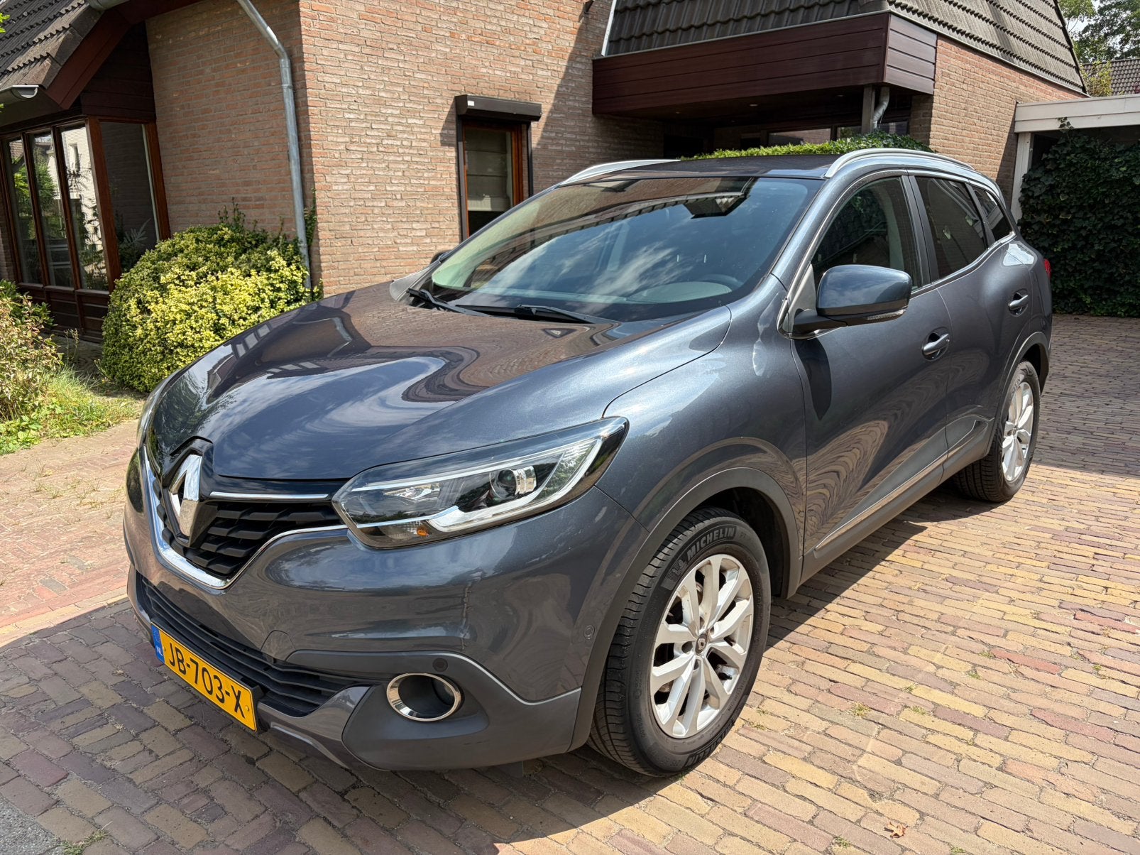 Renault Kadjar 1.2 TCE 2016 Grijs, Auto's, Voorwielaandrijving, Kadjar, 1281 kg, 4 cilinders
