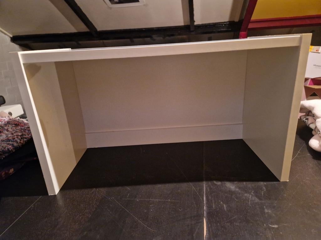 Bovenkast wit, Ophalen, 50 tot 100 cm, Zo goed als nieuw, Minder dan 100 cm