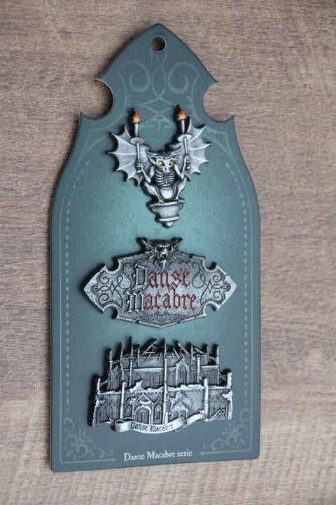 efteling pin  danse macabre set, Ophalen of Verzenden, Nieuw, Button of Speldje