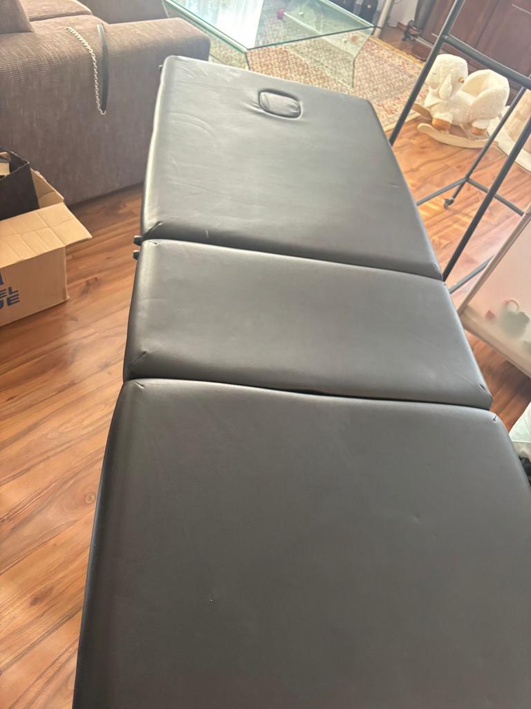 Behandelbed met hoofd en armsteun, Sport en Fitness, Massageproducten, Ophalen, Zo goed als nieuw, Apparaat