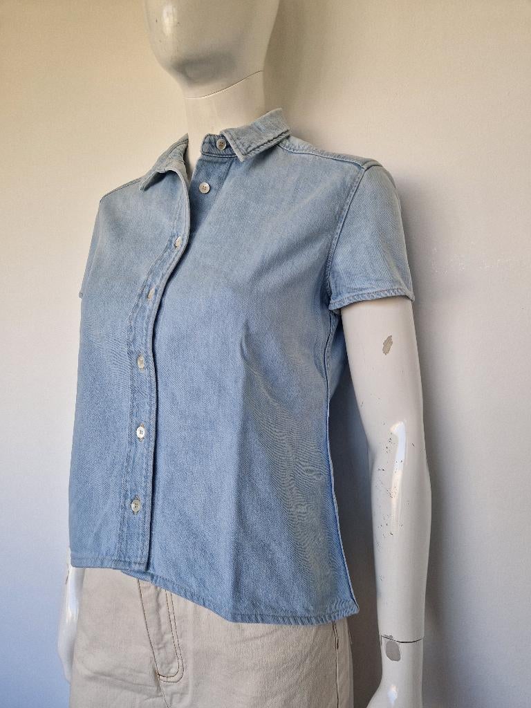Closed denim blouse XS. Lichtblauw, Blauw, Nijmegen, Closed, Verhip-vintage.nl