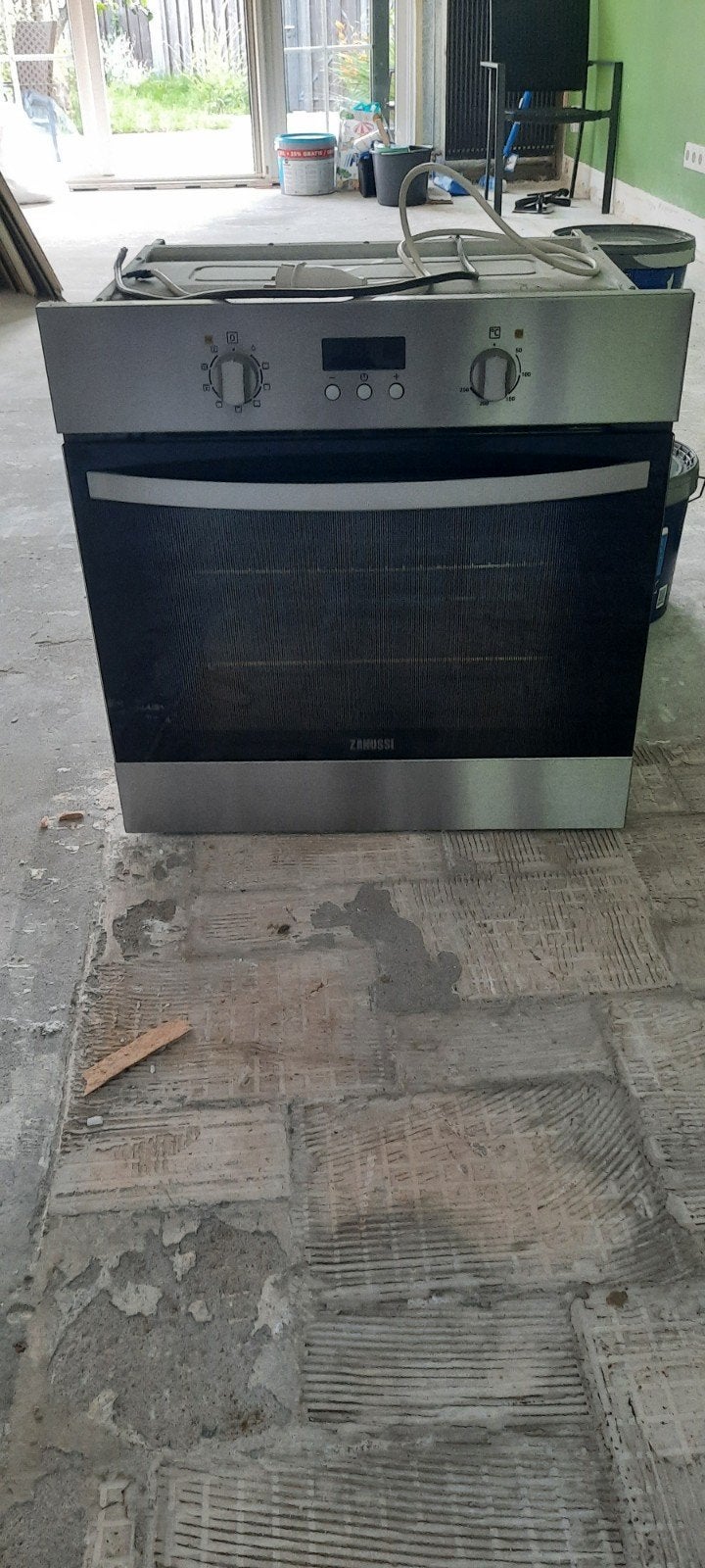 Zanussi heteluchtoven, Ophalen, 50 tot 55 cm, Gebruikt, Hete lucht