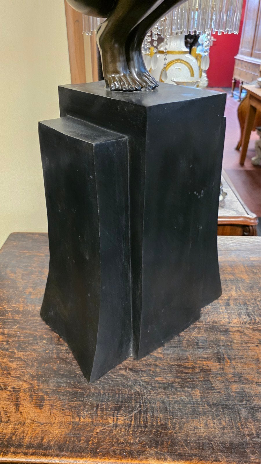 groot antiek bronzen Art deco Beeld, Antiek en Kunst, Kunst | Beelden en Houtsnijwerken, Ophalen