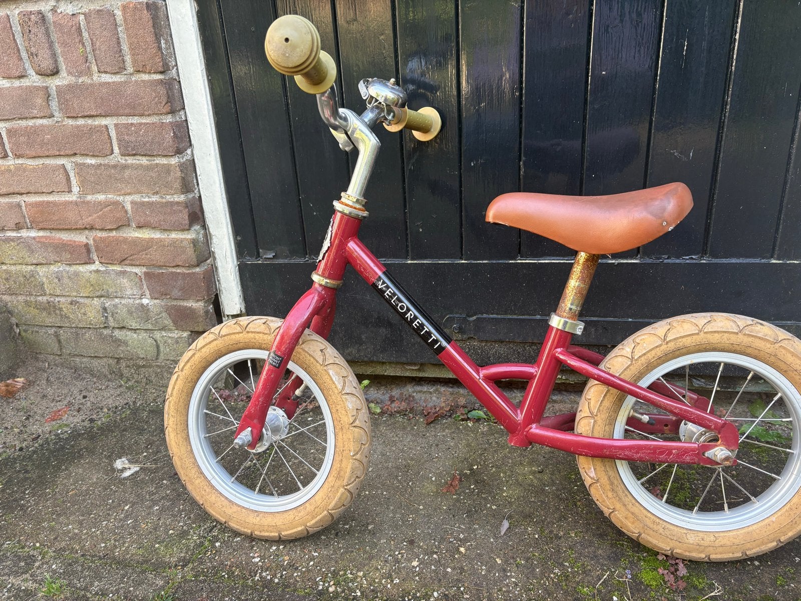 Veloretti loopfiets rood, Ophalen, Gebruikt, Minder dan 16 inch