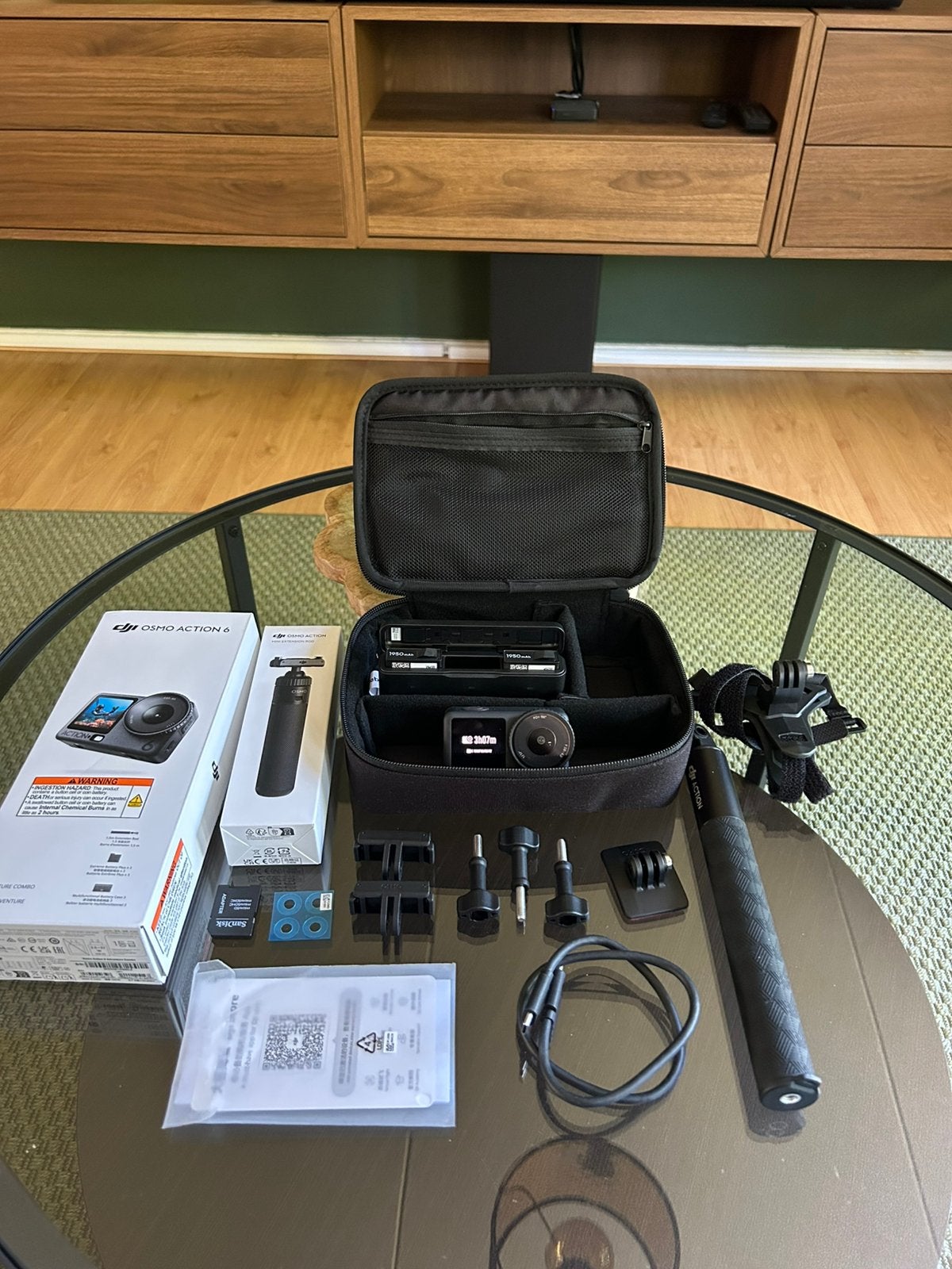 DJI Osmo Action 6 Adventure combo + extra’s (NIEUW & BON!!), Audio, Tv en Foto, Ophalen, Nieuw, Overige merken