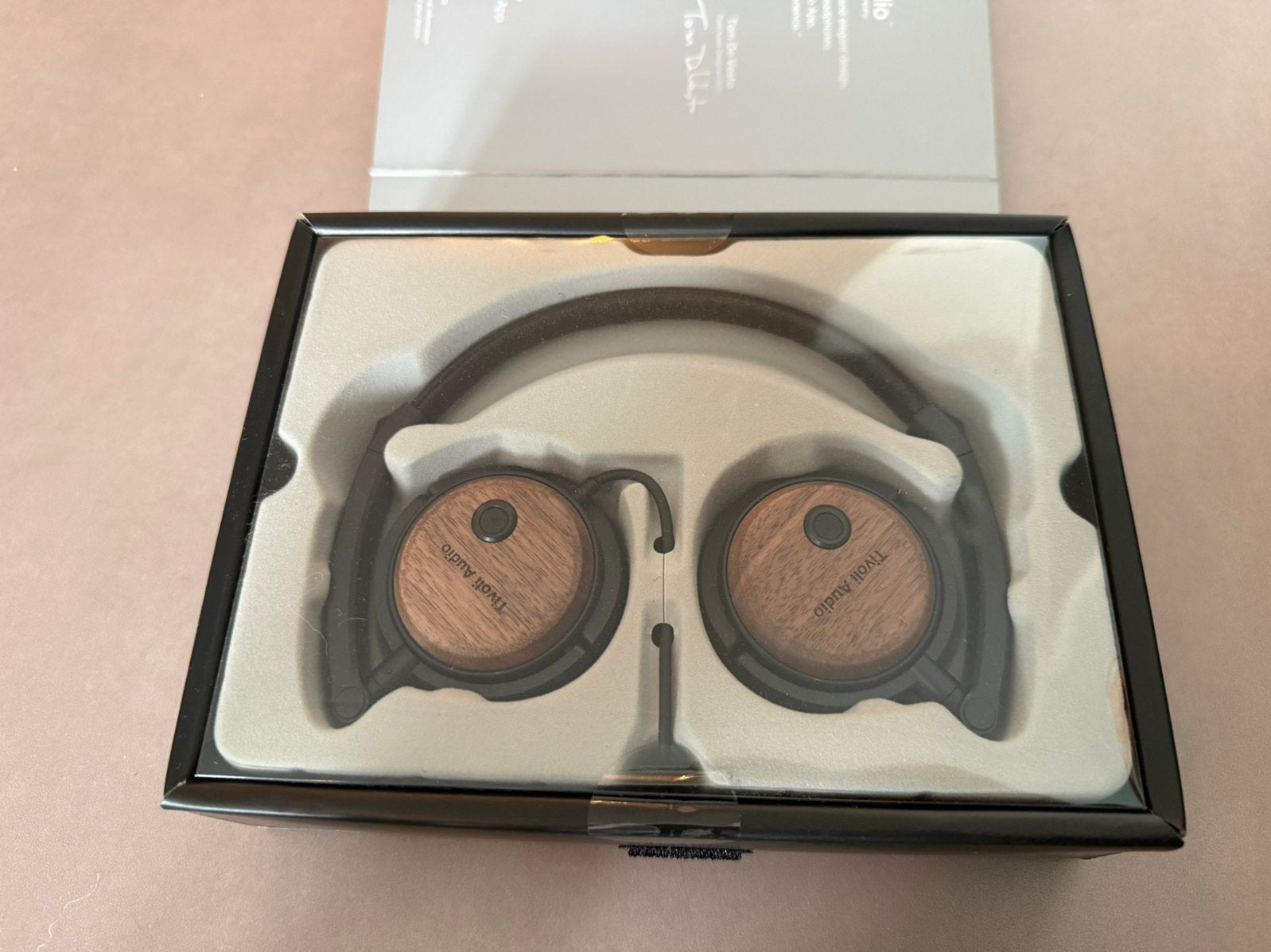 Tivoli Audio - koptelefoon, walnut (radio silenz) NIEUW, Nieuw, On-ear, Ophalen of Verzenden, Overige merken