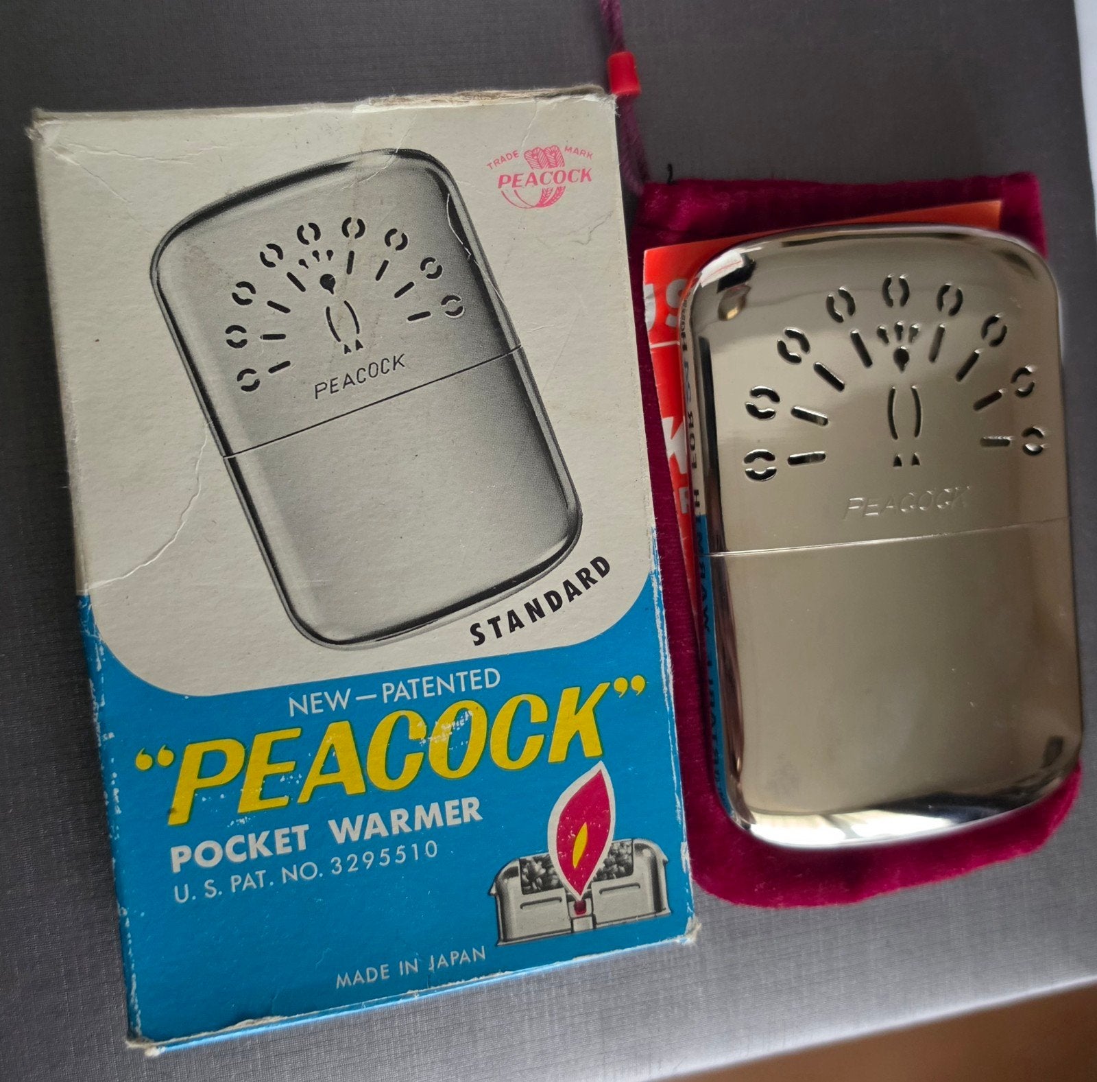 Vintage Peacock Pocket Warmer - Nieuw in doos, Ophalen of Verzenden, Nieuw