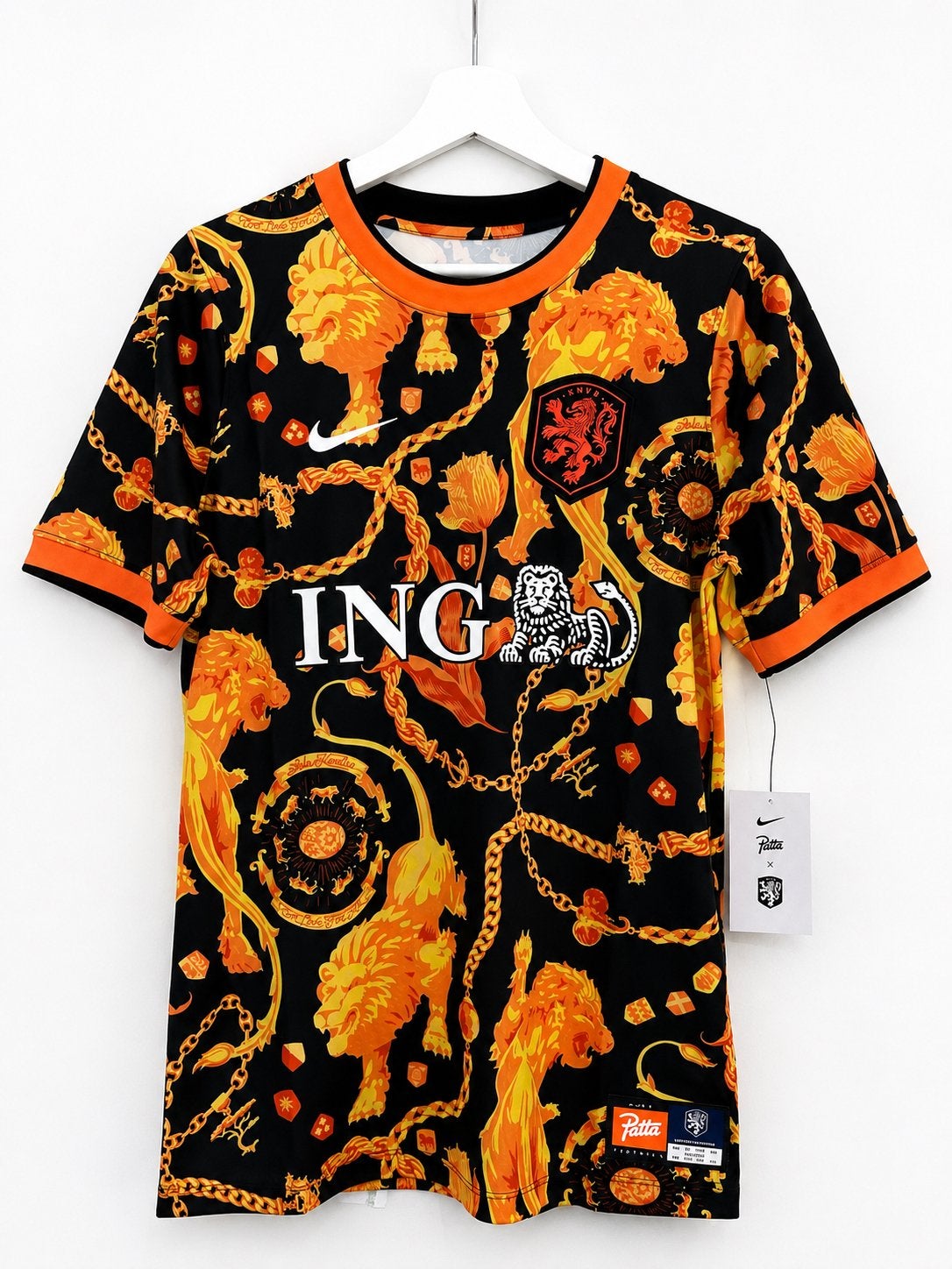 Patta x Nike Oranje Leeuwen Voetbalshirt, Ophalen of Verzenden, Nieuw, Maat 46 (S) of kleiner, Oranje