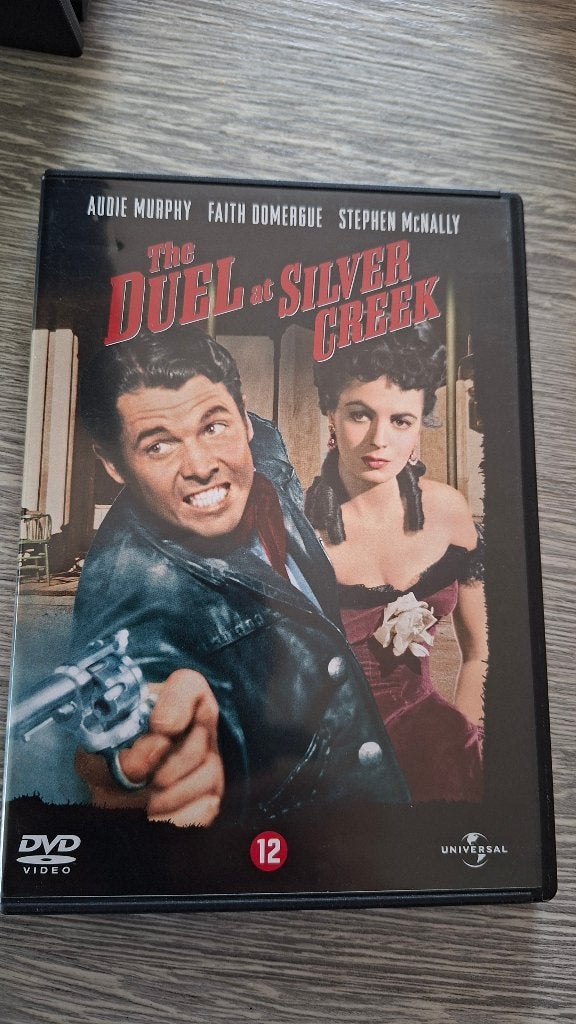 The Duel at Silver Creek met Audie Murphy western dvd, Engels, Alle leeftijden, Ophalen of Verzenden, Zo goed als nieuw