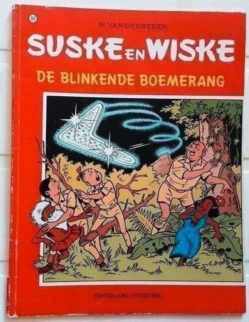 Suske en Wiske 161 De blinkende boemerang - Vandersteen 1976, Eén stripboek, Ophalen of Verzenden, Gelezen