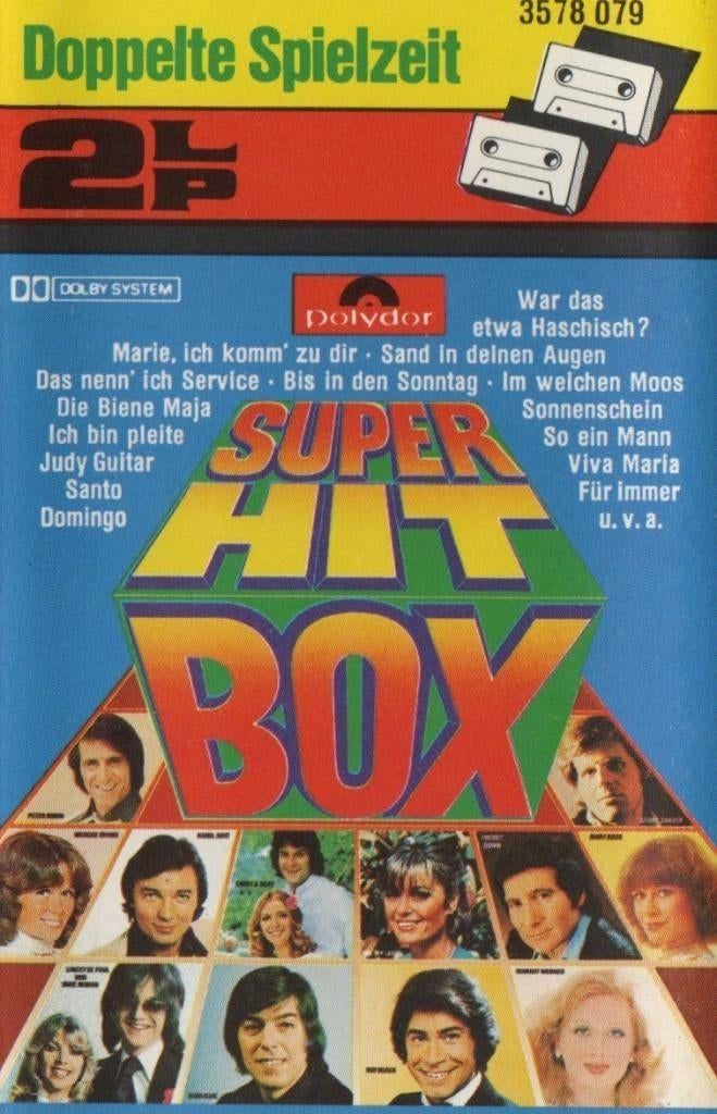 Cassettebandje Various – Super Hit Box [Schlagers], Ophalen of Verzenden, Gebruikt, Pop, 1 bandje
