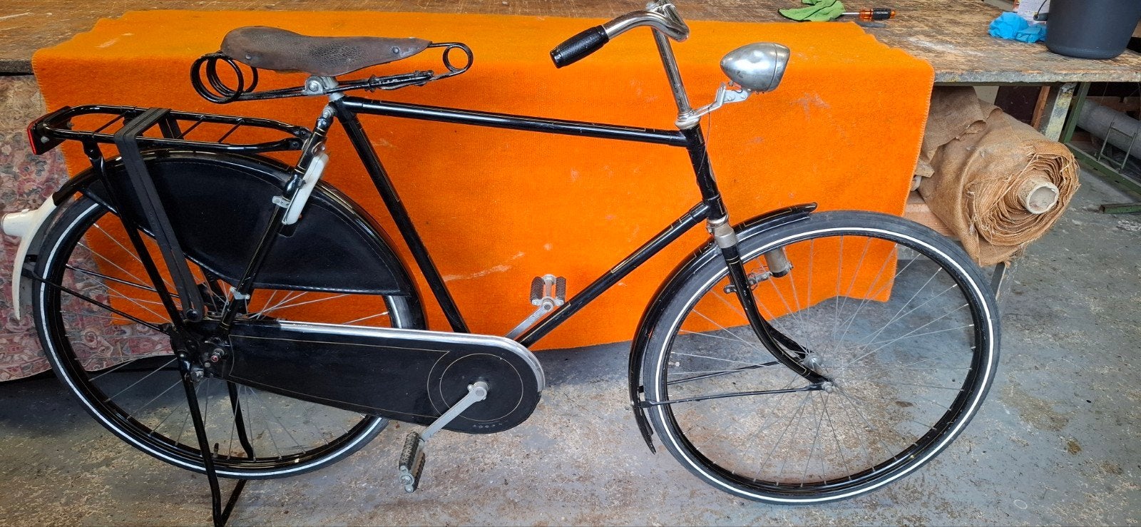 Vintage Gazelle herenfiets - Jaren '30, Terugtraprem, Ophalen of Verzenden, Gazelle, 59 cm of meer