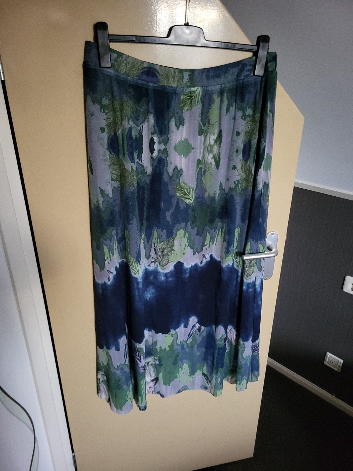 Norah Maxi Rok Maat 46 met Bladprint, Kleding | Dames, Maat 46/48 (XL) of groter, Ophalen of Verzenden, Zo goed als nieuw, Norah
