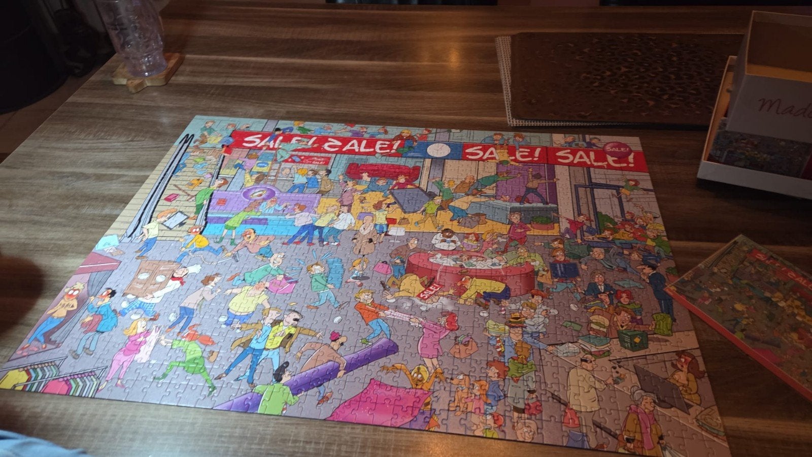 Wacky World Jigsaw Puzzle - 1000 stukjes, Ophalen of Verzenden, 500 t/m 1500 stukjes, Gebruikt, Legpuzzel