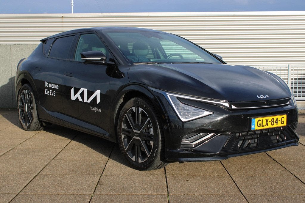 Kia EV6 GT Line 84Kw mag 1800KG trekken, 228 pk, Achterwielaandrijving, Zwart, 1960 kg