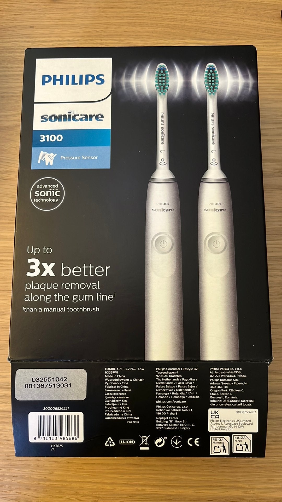 Philips sonicare tandenborstel set, Ophalen of Verzenden, Zo goed als nieuw, Tandenborstel