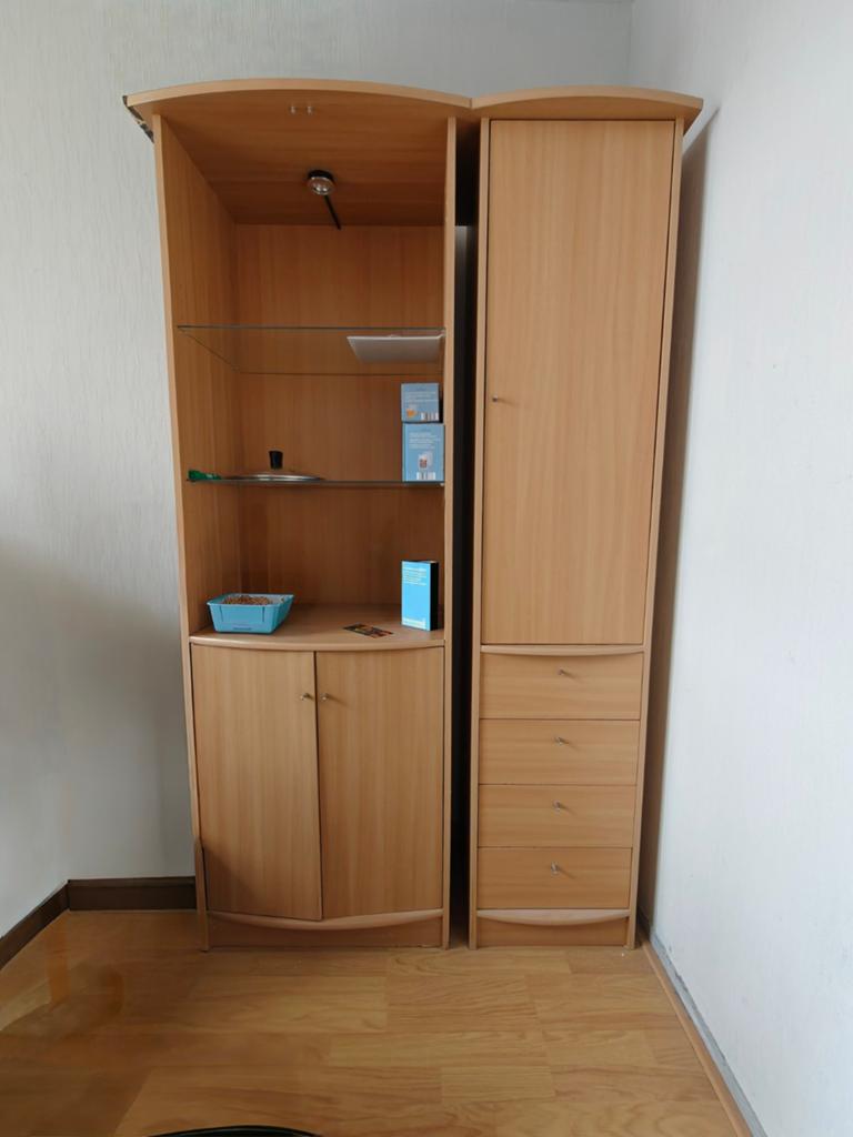 TV-meubel, Ophalen, Gebruikt, Glas, 150 tot 200 cm