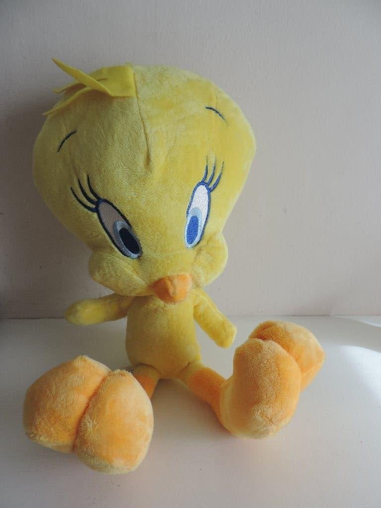 tweety knuffel - groot, Ophalen of Verzenden, Gebruikt, Overige typen