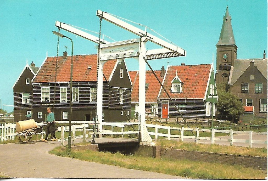 Marken- -Ophaalbrug., Verzenden, 1980 tot heden, Gelopen, Noord-Holland