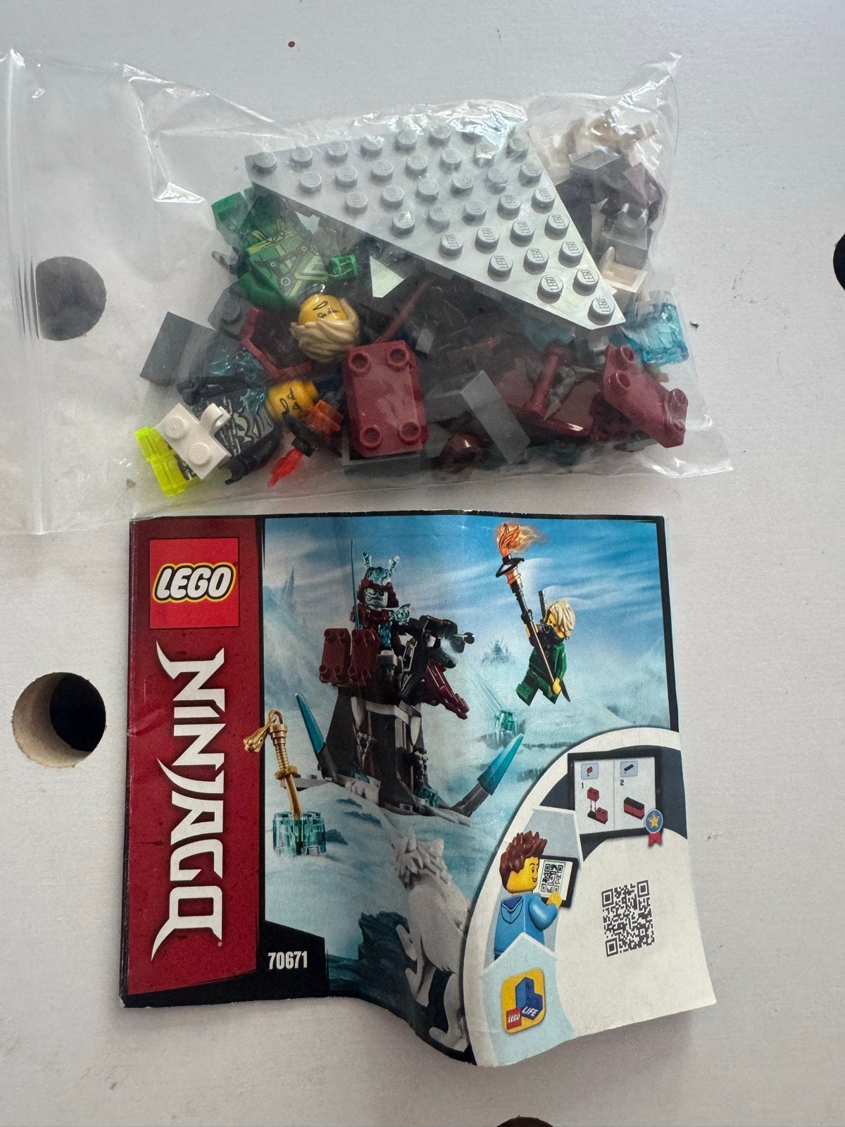 Lego Ninjago 70671 Lloyd's Journey - Complete set, Gebruikt, Lego, Ophalen of Verzenden, Compleet