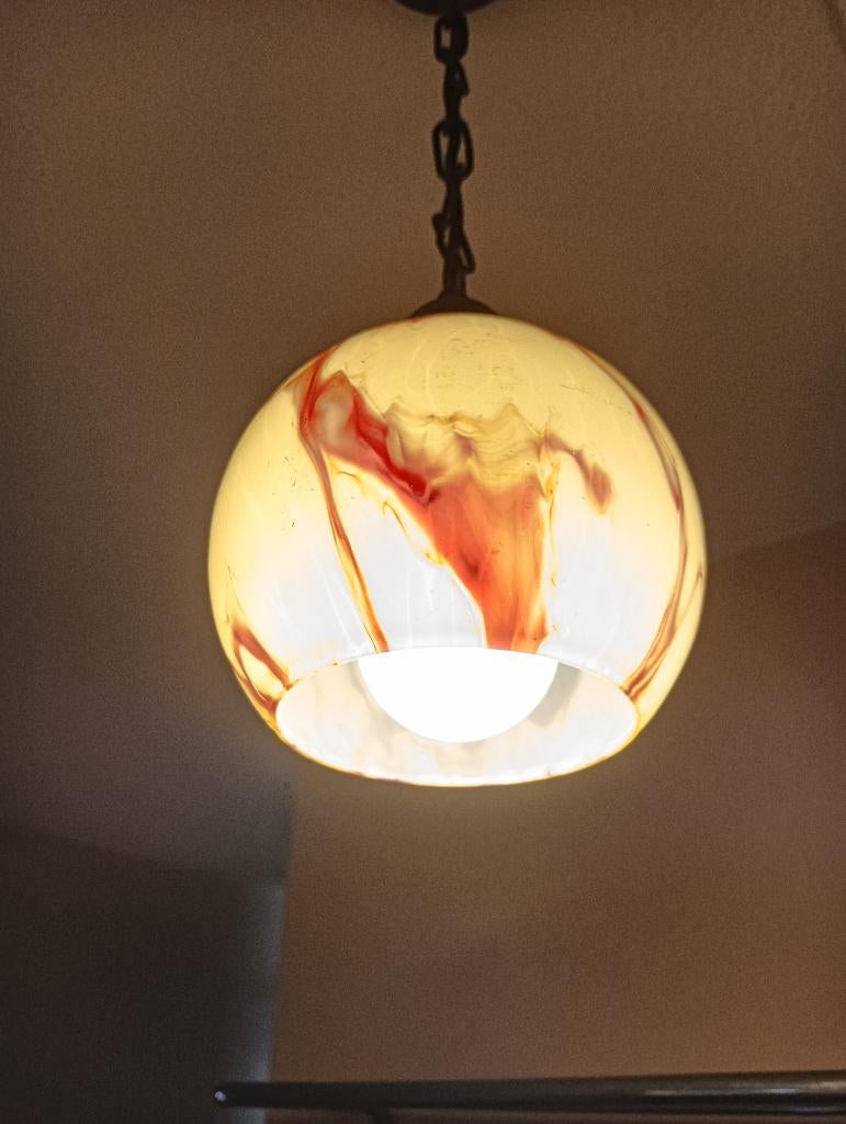 Vintage lampen Herda en Raak, Huis en Inrichting, Lampen | Wandlampen, Ophalen of Verzenden, Gebruikt, Glas, Vintage
