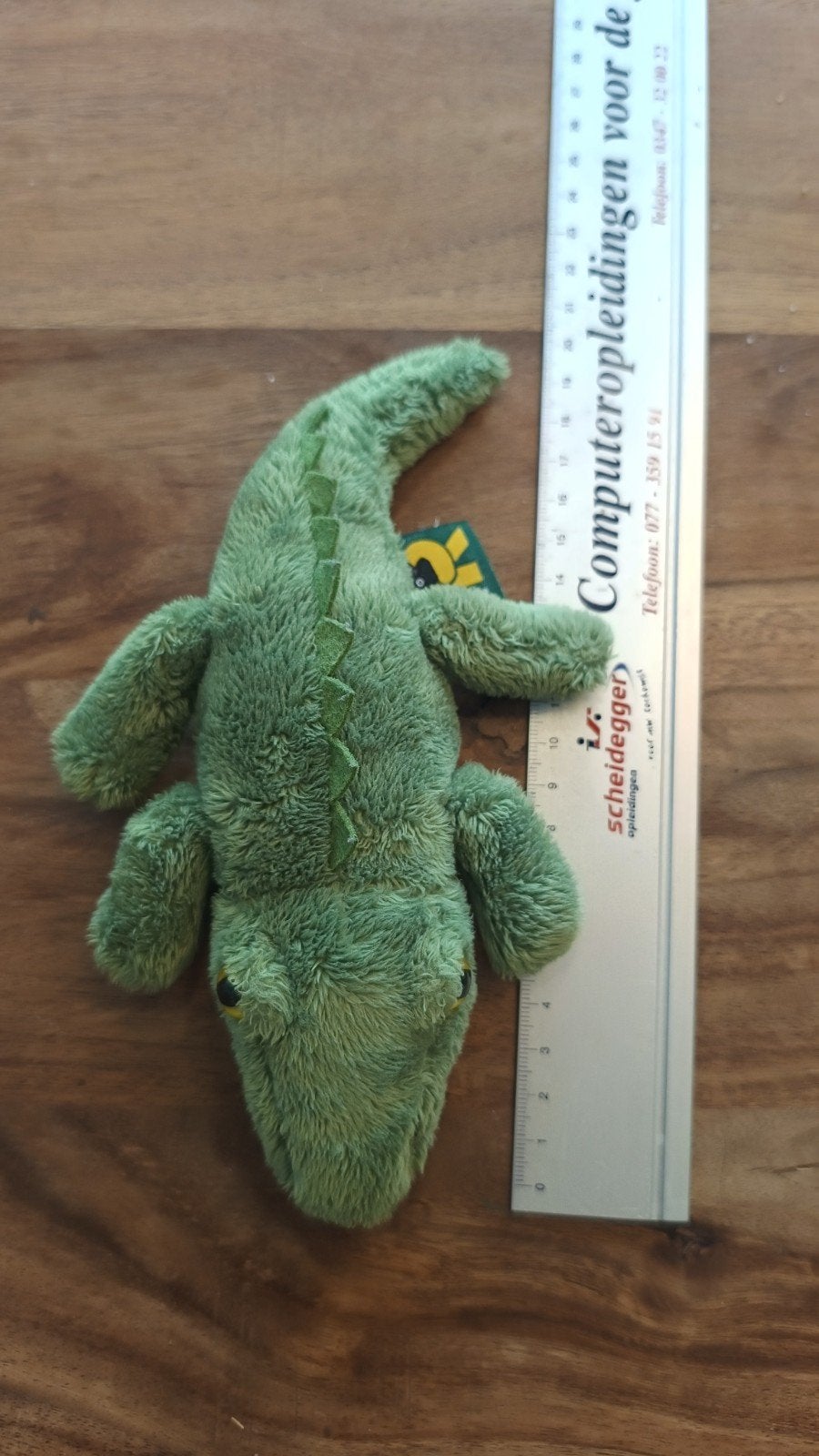 Ravensden Krokodil Knuffel - Zo goed als nieuw, Groen, Overige merken, Overige typen, Ophalen of Verzenden