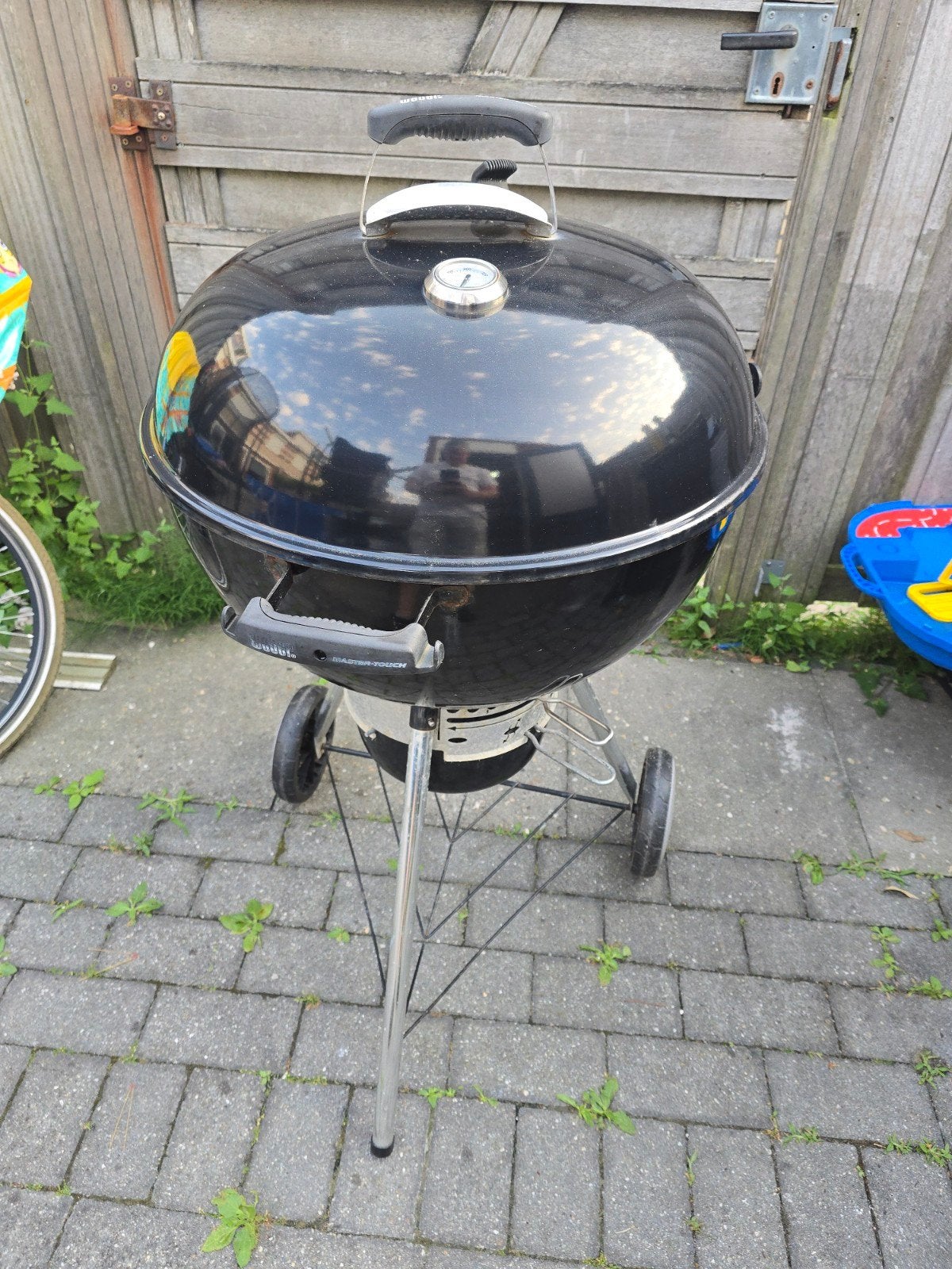 Weber Master-Touch 57 cm GBS BBQ met accessoires, Ophalen, Gebruikt, Weber